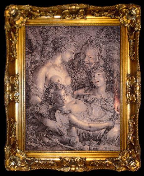 framed  Hendrick Goltzius Sine Cerere et Libero friget Venus, ta009-2